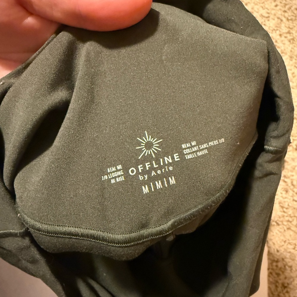 OFFLINE by Aerie Olive Leggings Size Medium